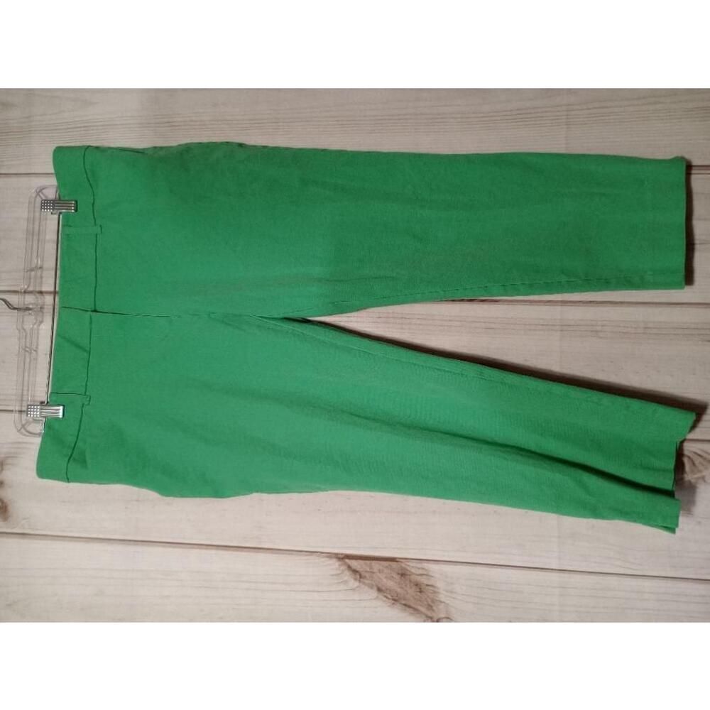 New York & Co. Pants Ladies 14‎ Green Straight Leg Capri #Vacation #Colorful